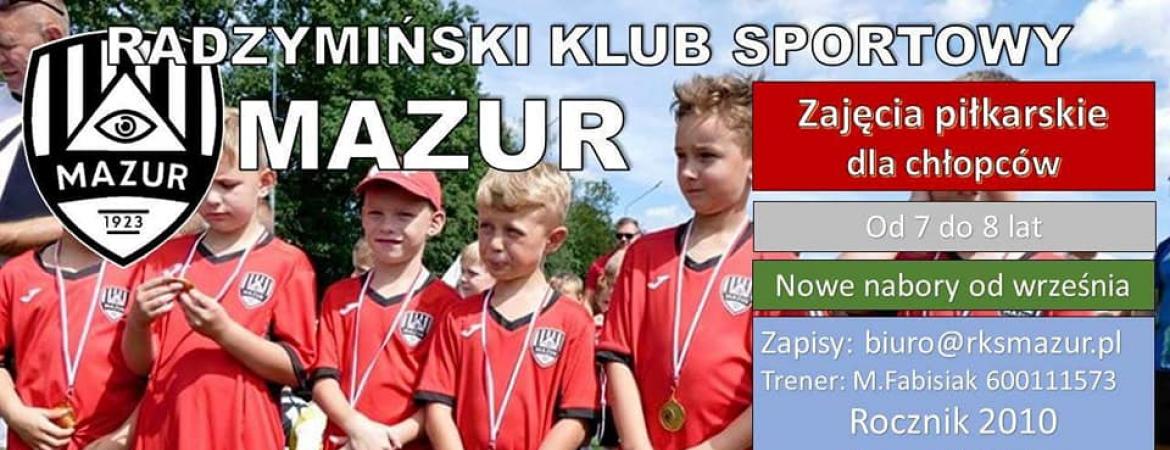 Zapraszamy do Mazura Radzymin! – RKS Mazur